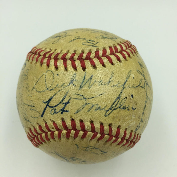 1947 Detroit Tigers Team Signed Autographed Baseball 23 Sigs With JSA COA