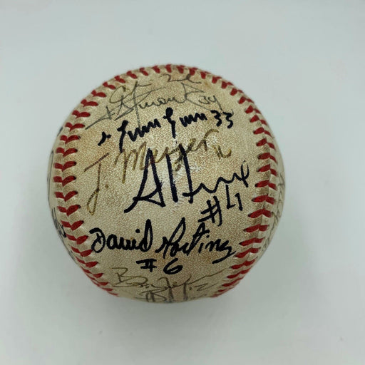 Jose Altuve JD Martinez Pre Rookie Astros Minor League Team Signed Baseball JSA