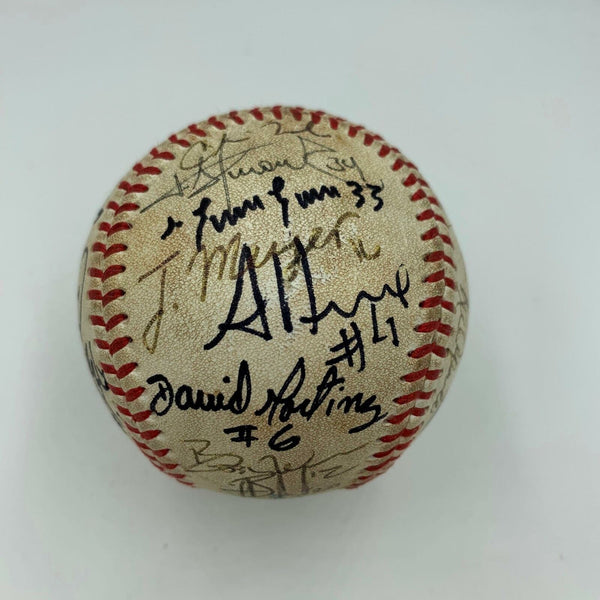Jose Altuve JD Martinez Pre Rookie Astros Minor League Team Signed Baseball JSA