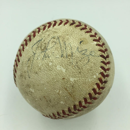 1947 Johnny Mize Signed Game Used Actual Home Run Baseball Cardinals JSA COA
