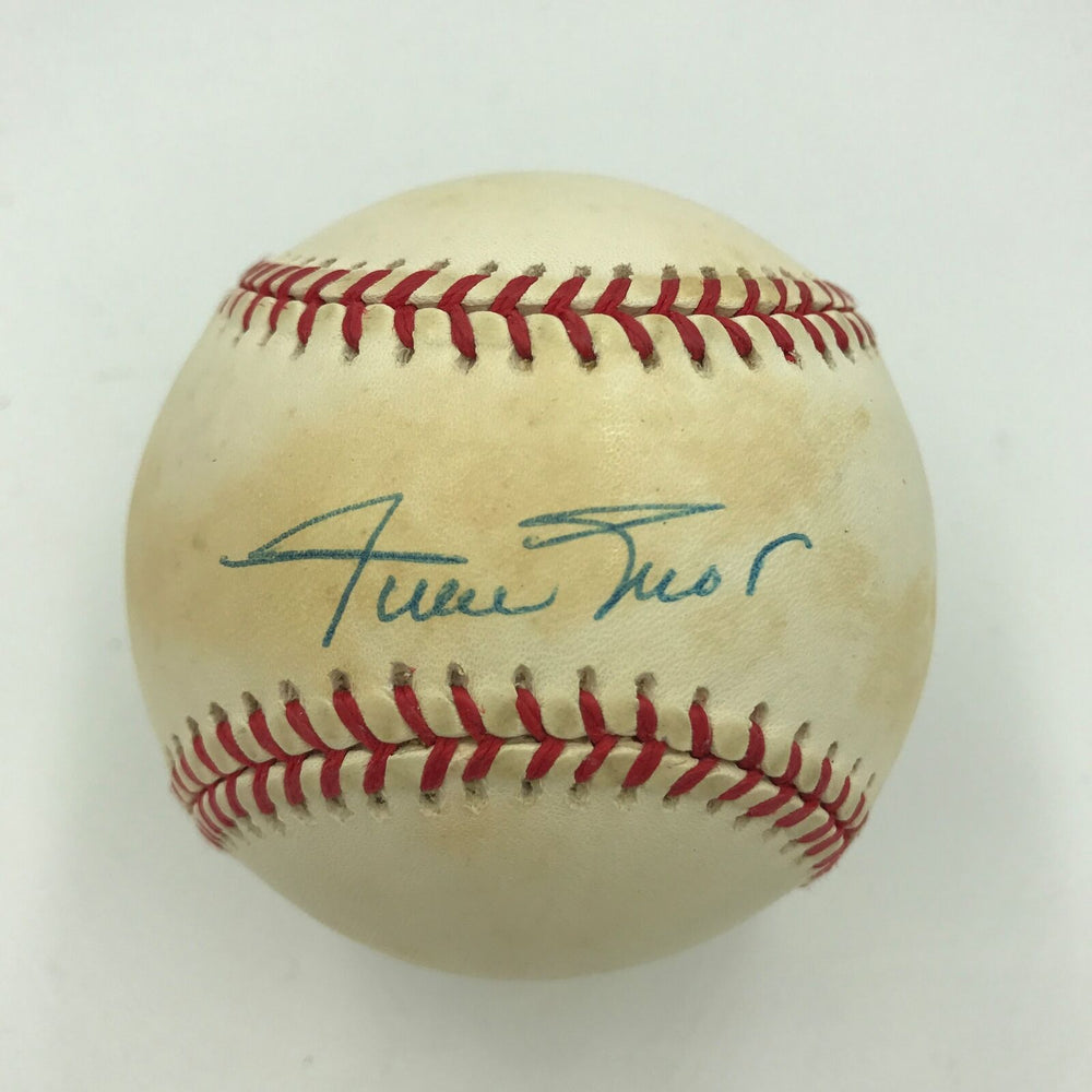 Willie Mays Signed Jackie Robinson Commemorative National League Baseball PSA