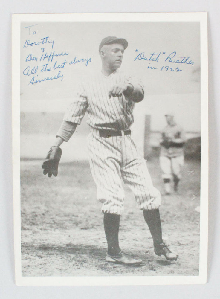 1927 New York Yankees Pitchers Signed Original Photograph