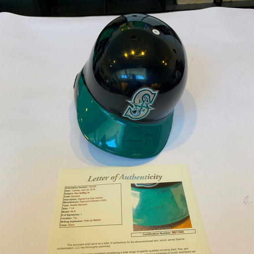 Ken Griffey Jr. Signed Authentic Seattle Mariners Game Model Helmet JSA & UDA