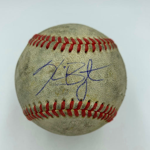 2013 Kris Bryant Pre Rookie Signed Game Used Minor League Baseball JSA COA