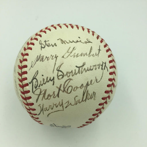 The Finest 1943 St. Louis Cardinals NL Champs Team Signed Baseball PSA DNA COA