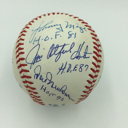 Beautiful Hall Of Fame Multi Signed & Inscribed Baseball 14 Sigs With JSA COA