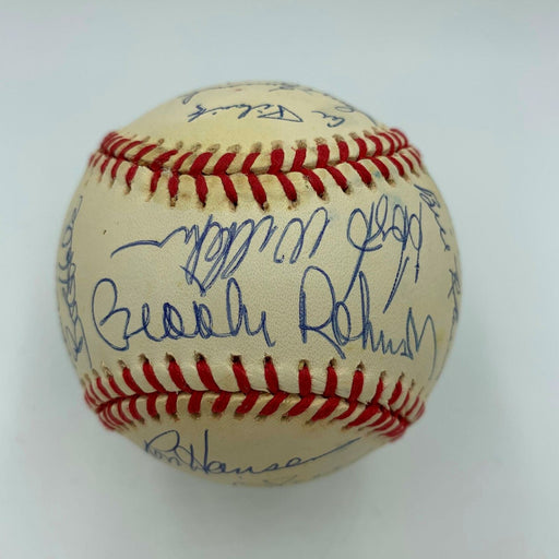 Rare Baltimore Orioles Legends Signed Baseball 25 Sigs Brooks Robinson JSA COA