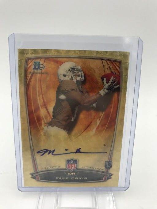 2014 Bowman Chrome Mike Davis Superfractor Auto Autograph 1/1
