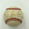 Tom Ferrick 1950 New York Yankees World Series Champs Signed AL Baseball JSA COA