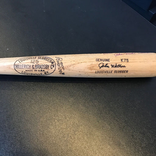 1976 John Wathan Signed Game Used Louisville Slugger Baseball Bat