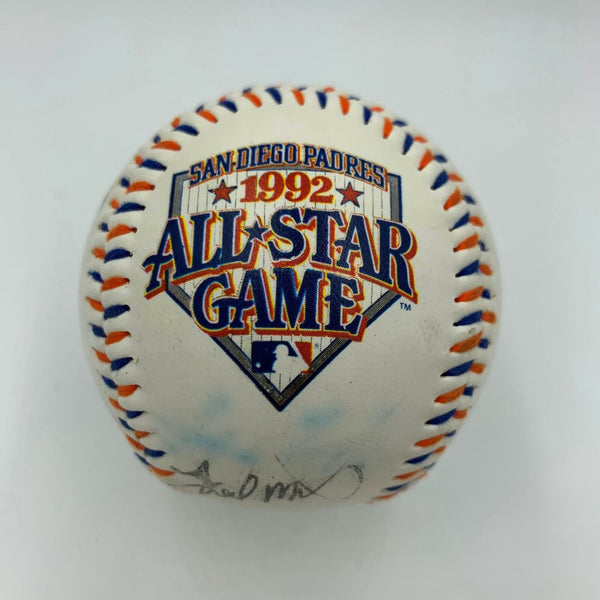 1992 All Star Game Multi Signed Baseball With Fred Mcgriff