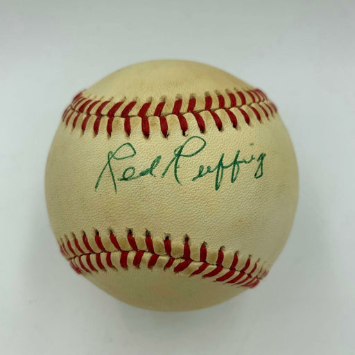 Beautiful Red Ruffing Single Signed American League Baseball With PSA DNA COA