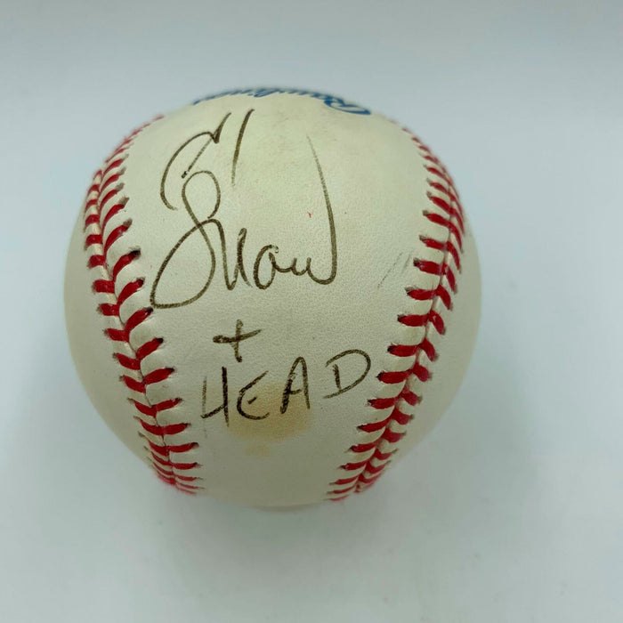 Al Snow & Head Signed Autographed Baseball WWE Wrestling With JSA COA