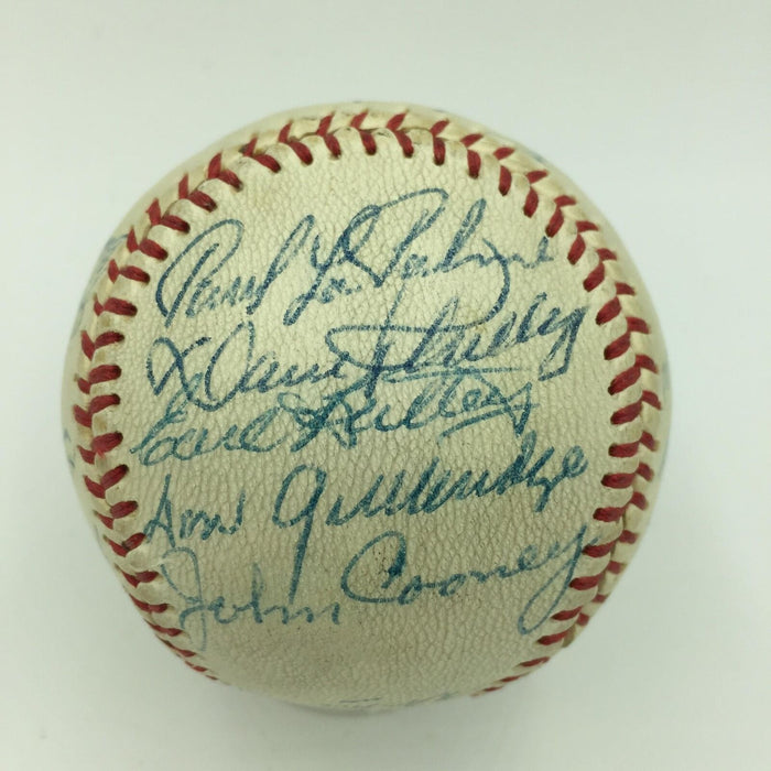 Beautiful 1957 Chicago White Sox Team Signed Baseball Nellie Fox PSA DNA COA