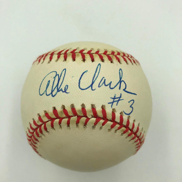 Allie Clark Last To Wear #3 After Babe Ruth Signed Baseball New York Yankees