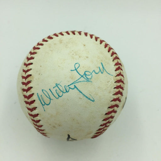 Whitey Ford Signed Autographed Baseball With JSA COA