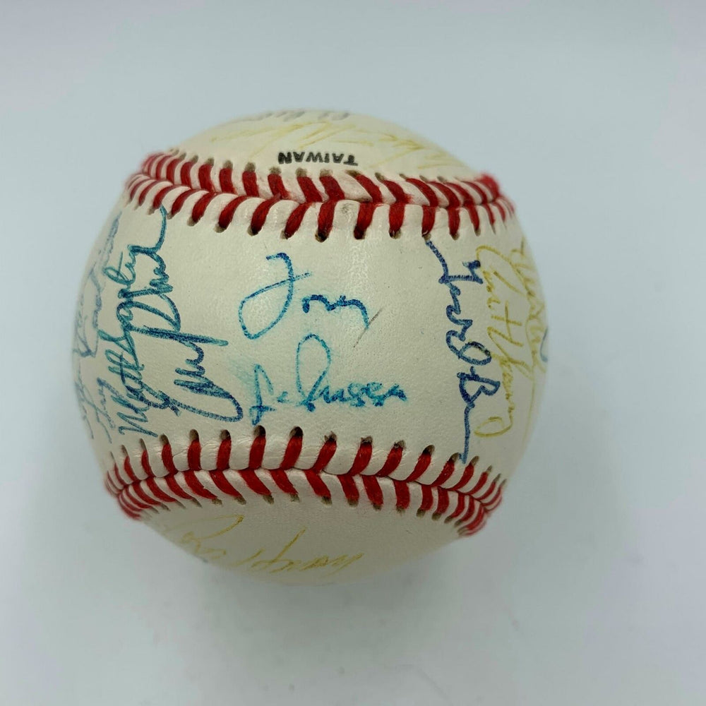 1988 Oakland A's Athletics American League Champs Team Signed Baseball PSA DNA
