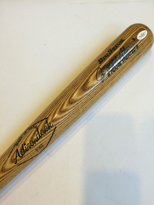 Vintage Jim Catfish Hunter Signed Adirondack Baseball Bat JSA Sticker