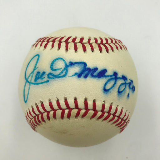 Joe Dimaggio Signed Official American League Baseball With PSA DNA COA