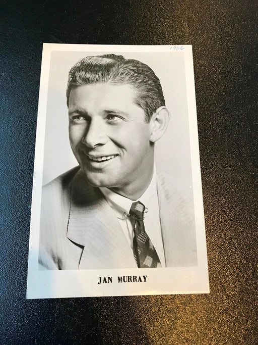 Vintage 1950's Jan Murray Signed Original Studio Postcard