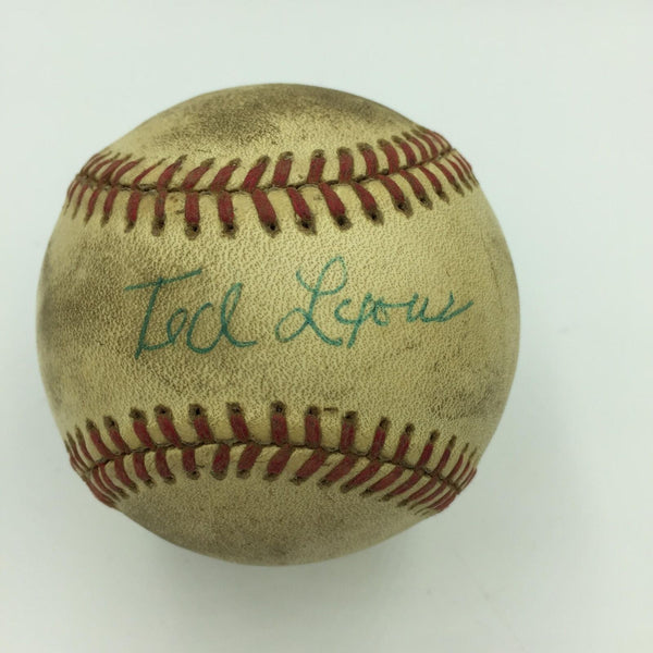Ted Lyons Single Signed 1970's Official American League Baseball With JSA COA