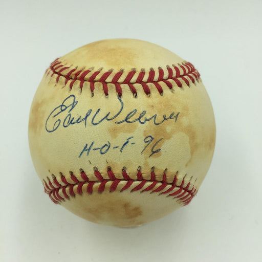 Earl Weaver "Hall Of Fame 1996" Signed American League Baseball With PSA DNA COA