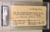 Rare 1952 Mel Ott Signed Autographed Christy Walsh Postcard W/ Address PSA DNA