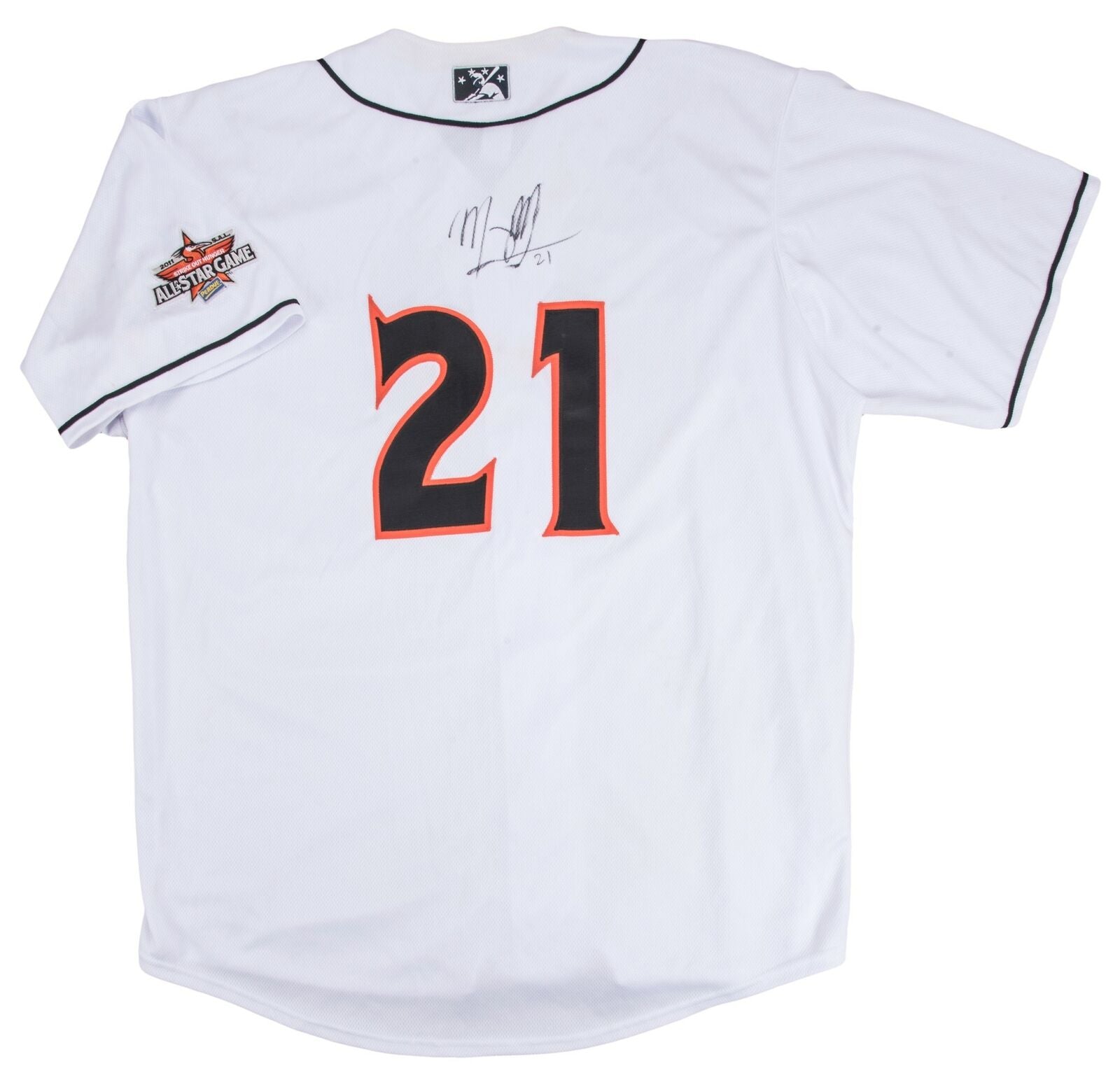 Manny Machado Rookie Game Used Signed 2012 All Star Game Jersey
