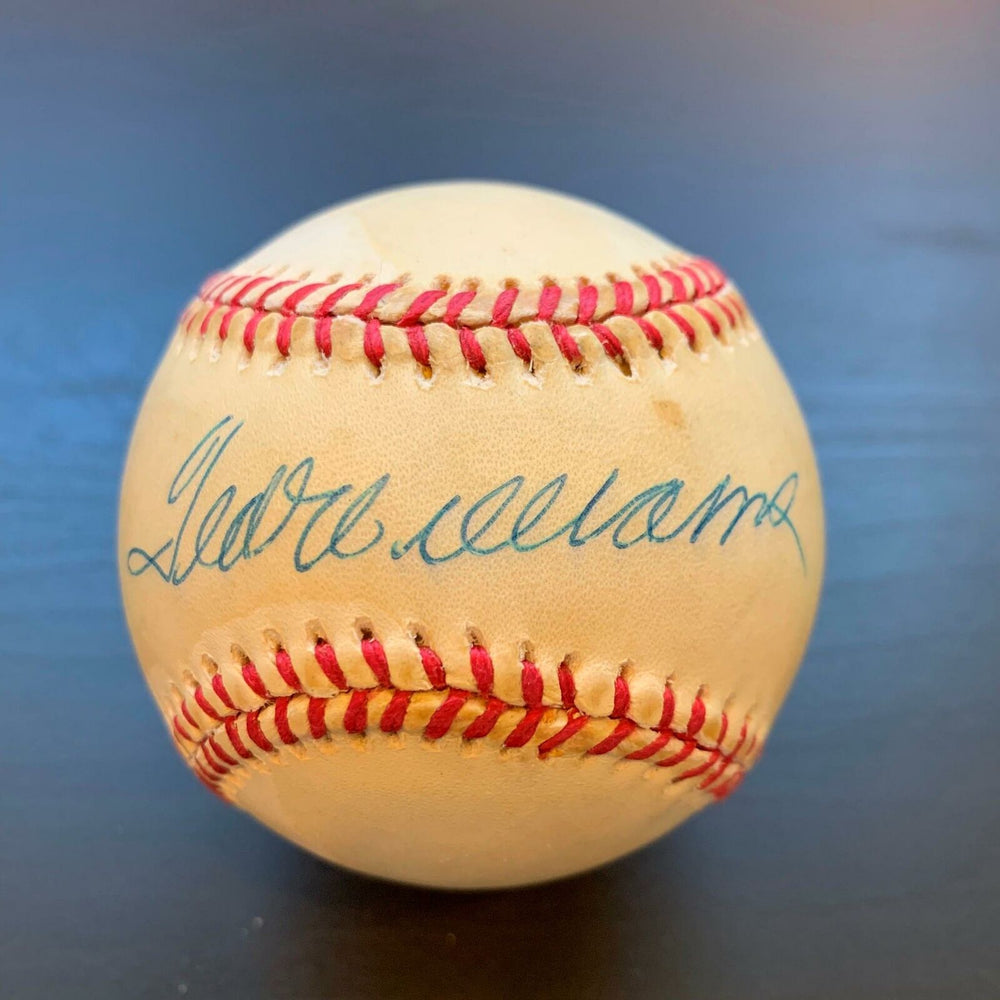 Ted Williams Signed Autographed Official American League Baseball PSA DNA COA