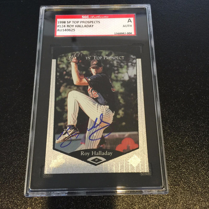 Roy Halladay Signed Autographed 1998 Upper Deck SP Rookie Card RC SGC COA