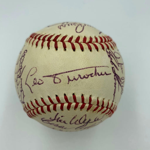 Beautiful 1972 Houston Astros Team Signed National League Baseball With JSA COA