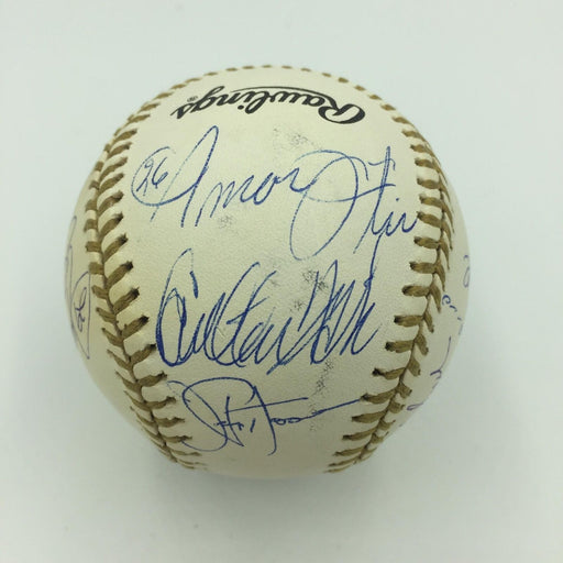 Nice Gold Glove Winners Multi Signed Baseball 15 Sigs Carlton Fisk PSA DNA COA