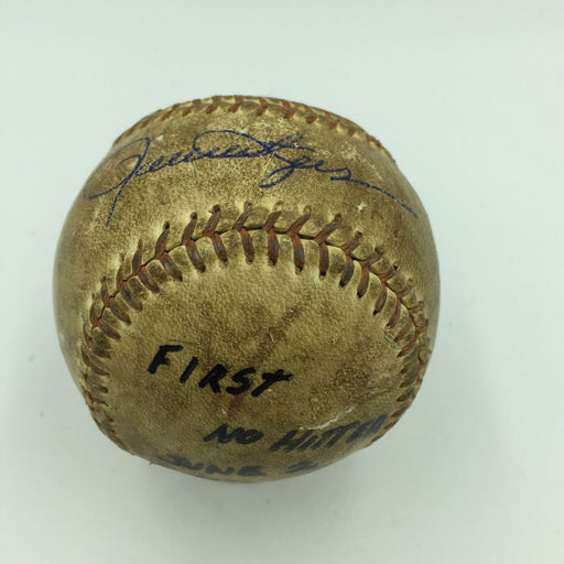Rare Rollie Fingers 1963 No Hitter Game Used Signed Baseball With JSA COA