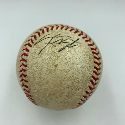 Kris Bryant Signed Game Used Official Major League Baseball JSA COA