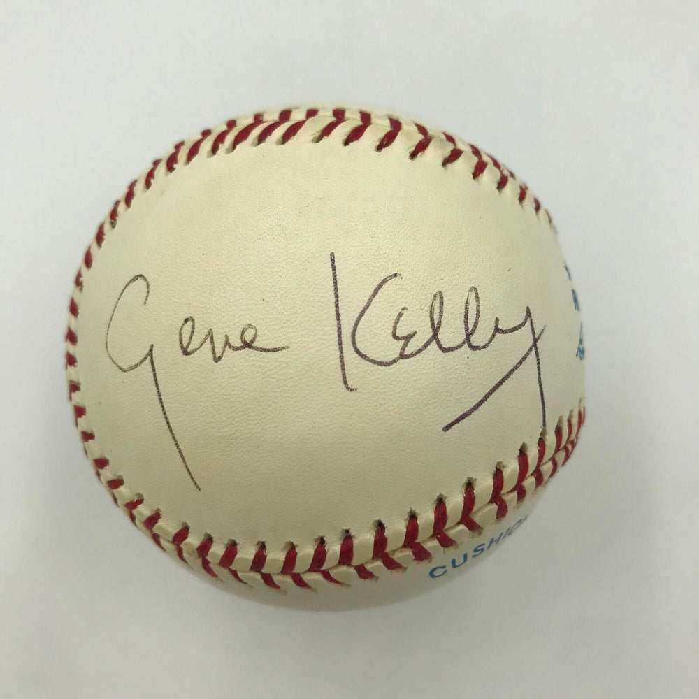 Rare Gene Kelly Single Signed American League Baseball Beckett COA Celebrity