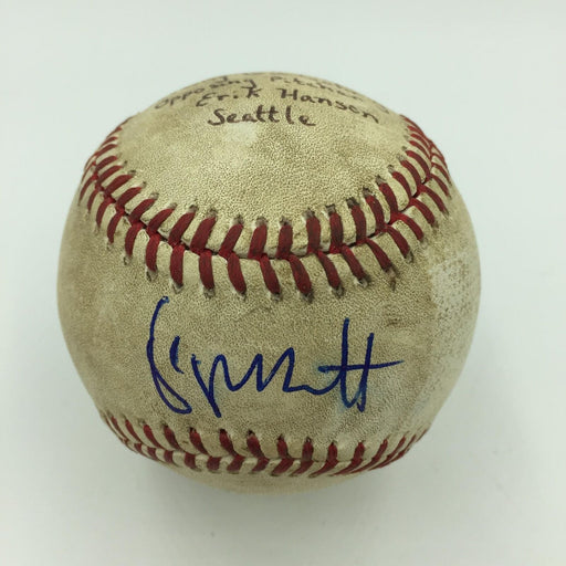 George Brett Signed Game Used Actual 2,722th Career Hit Passing Lou Gehrig PSA