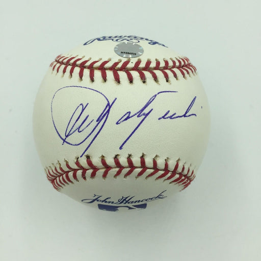 Nice Carl Yastrzemski Signed Rawlings John Hancock Baseball MLB Authenticated