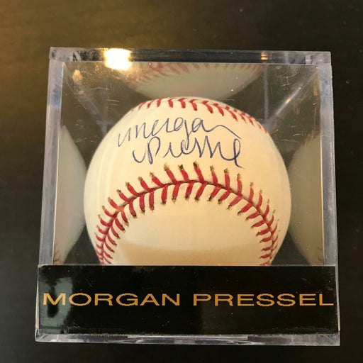 Morgan Pressel Signed Autographed Official Major League Baseball PGA Golf