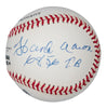 Willie Mays Hank Aaron & Stan Musial 6,000 Total Bases Club Signed Baseball BAS