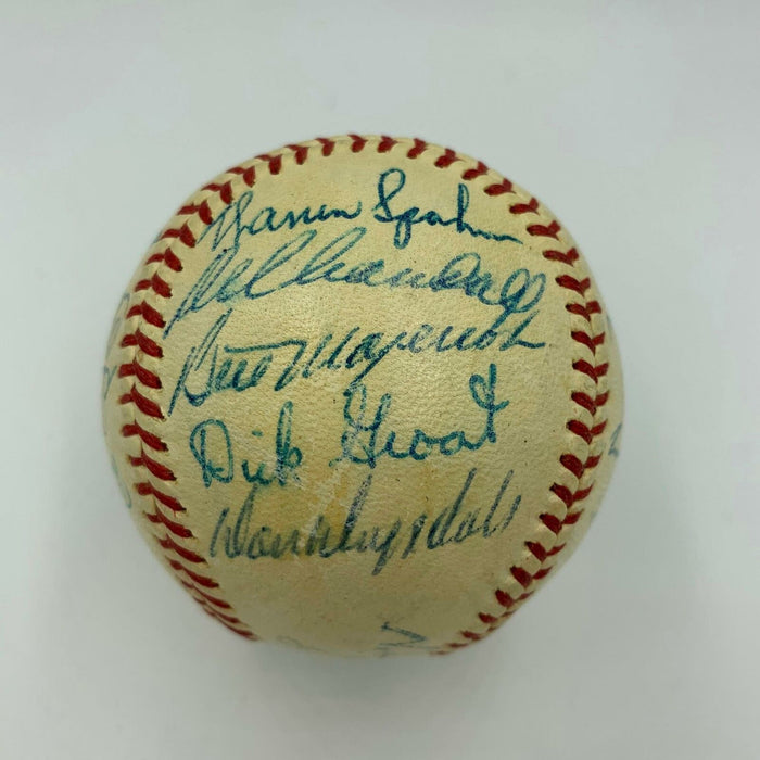 1962 All Star Game Team Signed Baseball Ernie Banks Sandy Koufax Drysdale JSA