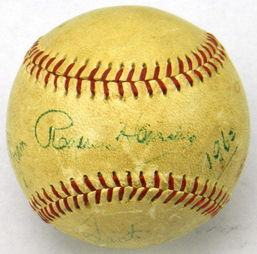 Rare Rogers Hornsby Signed Autographed Baseball With JSA COA