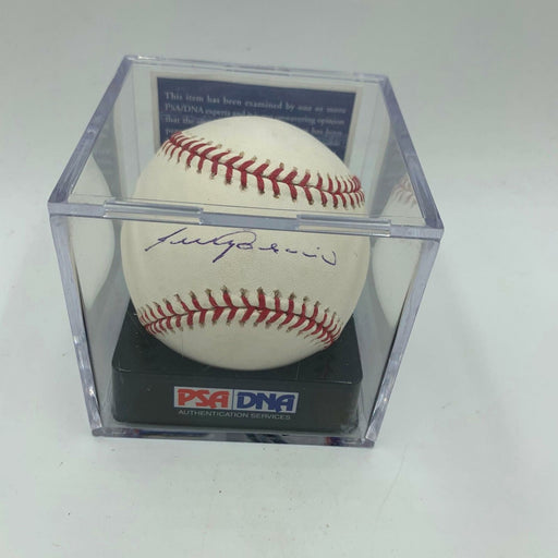 Luis Aparicio Signed Major League Baseball PSA DNA COA Graded 9 MINT