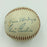 1935 Detroit Tigers World Series Champs Team Signed Baseball With JSA COA