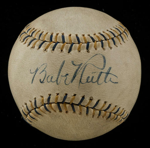 Spectacular Babe Ruth Single Signed Autographed Baseball With JSA COA