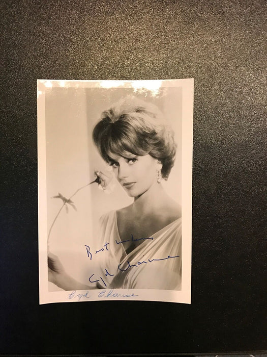 Vintage 1960's Original Photo Cyd Charisse Signed Autographed Photo