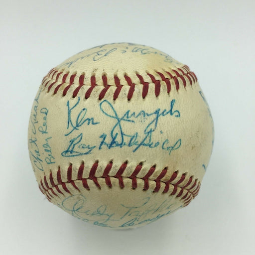 T206 Baseball Players Signed Baseball Ray Schalk Davy Jones George Mcbride PSA