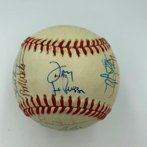 1988 Oakland A's Athletics AL Champs Team Signed World Series Baseball PSA DNA