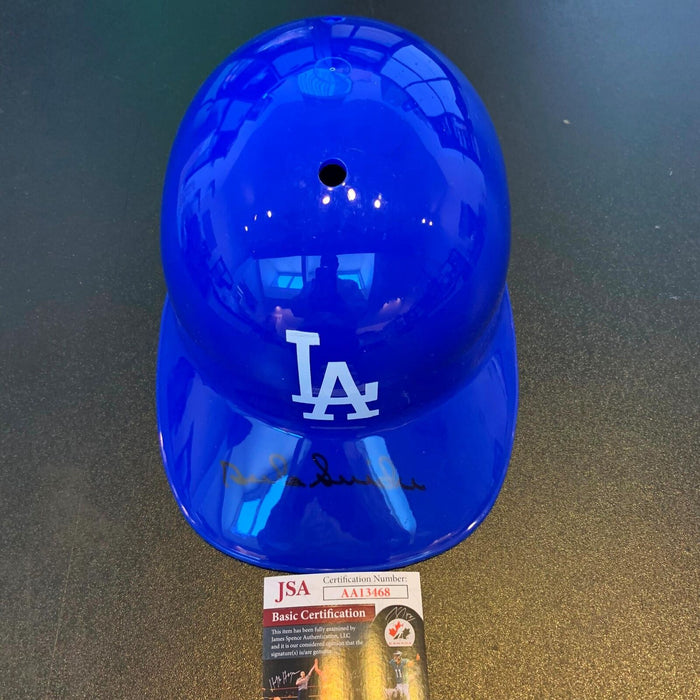 Duke Snider Signed Full Size Los Angeles Dodgers Helmet With JSA COA