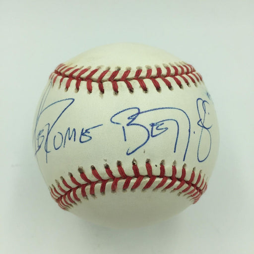 Nice Jerome Bettis Signed American League Baseball Pittsburgh Steeler JSA COA