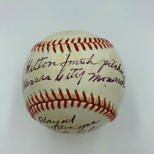 The Finest Hilton Smith Single Signed National League Baseball With PSA DNA COA